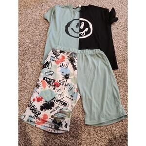 Boys shirt and short outfit 11/12